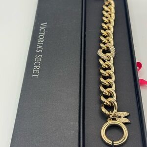 Victoria's Secret Gold Chain Bracelet with Sparkle